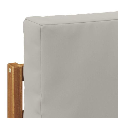 Комплект секционен диван 10 pcs Естествено и светло сиво