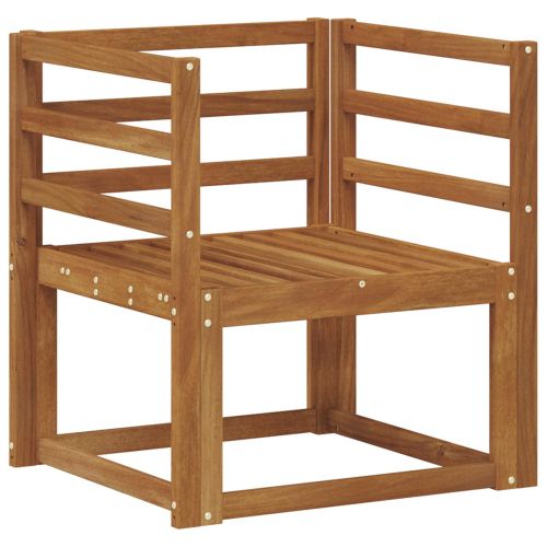 Комплект дивани за открито Солидно акациево дърво Естествен