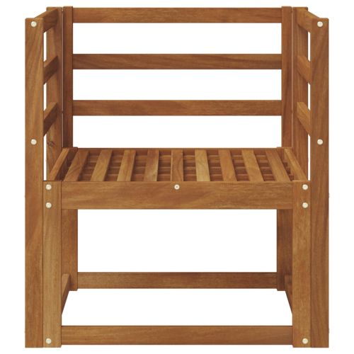 Комплект дивани за открито Солидно акациево дърво Естествен