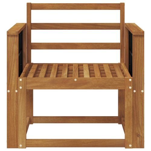 Външен диван Солидно акациево дърво Естествен