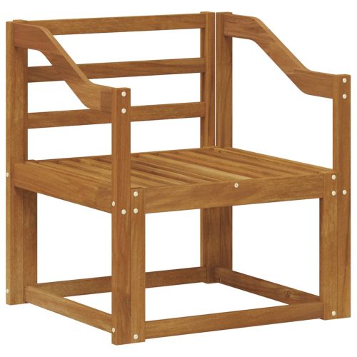 Външен диван Солидно акациево дърво Естествен