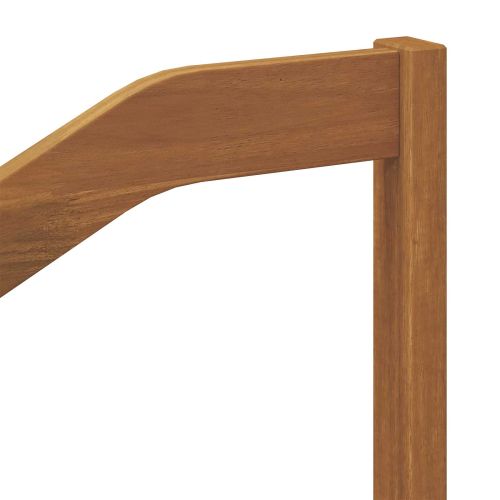 Външен диван Солидно акациево дърво и полиестер Естествен