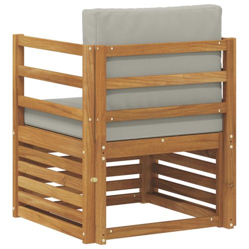 Комплект дивани за открито Естествен 67 x 63 x 73 см