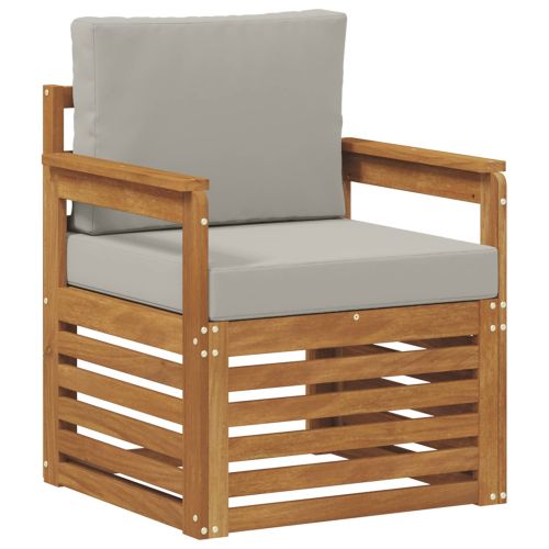 Комплект дивани за открито Естествен 71 x 63 x 73 см