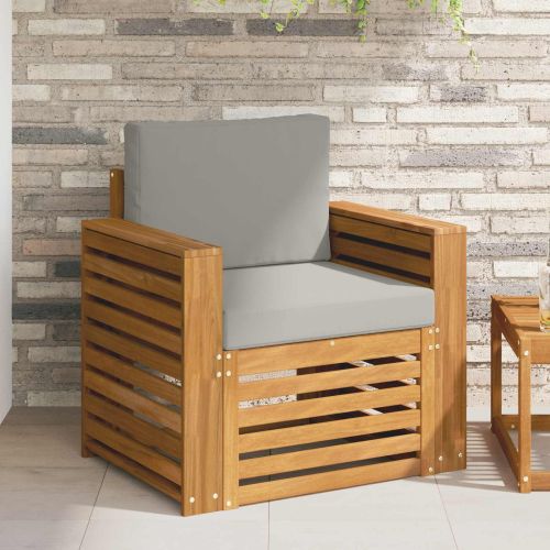 Комплект дивани за открито Естествен 79 x 63 x 73 см