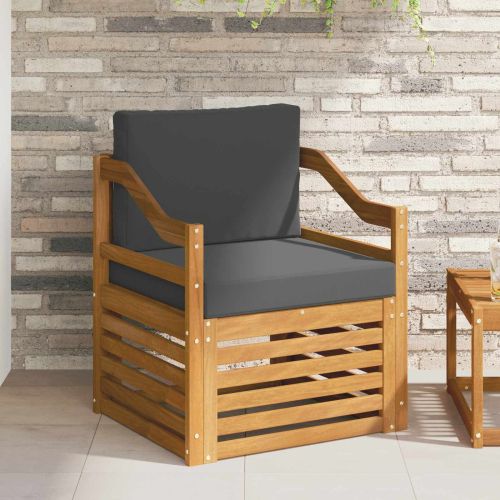 Комплект дивани за открито Естествен 67 x 63 x 73 см