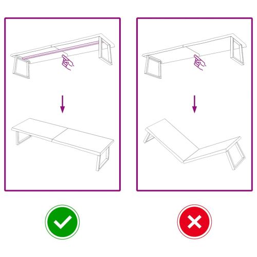 Стенен рафт светлокафяв 200x50x(2-4) см обработен масивен дъб