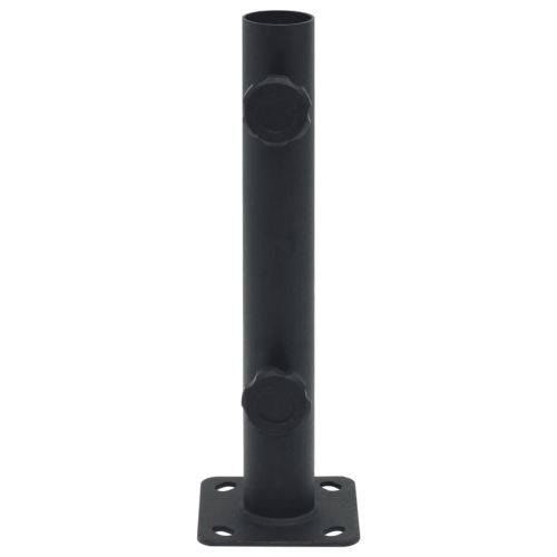 Основа за чадър Ø32/34/38 мм прът матово черно стомана