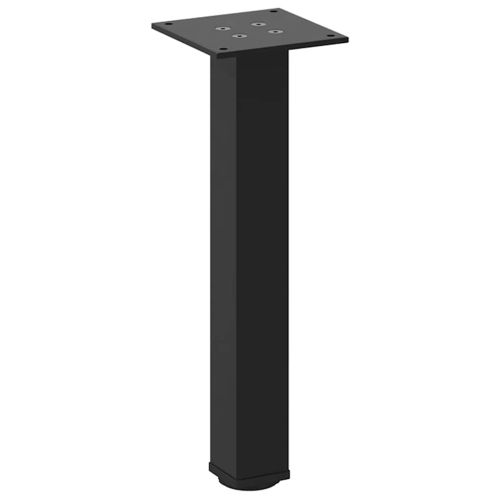 Крака за масичка за кафе, 4 бр., черни, 30-32 см, стомана