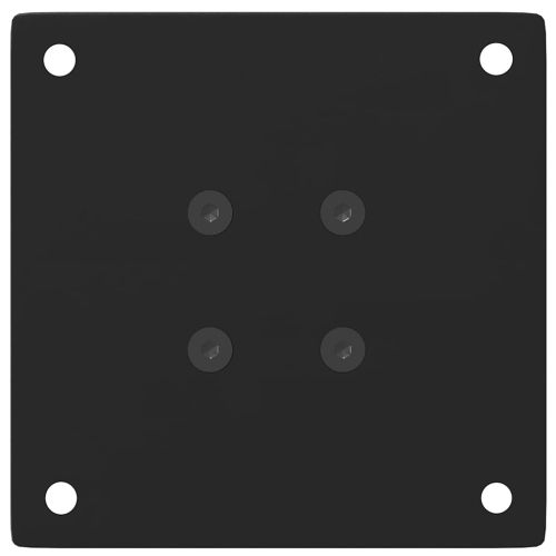 Крака за масичка за кафе, 4 бр., черни, 30-32 см, стомана