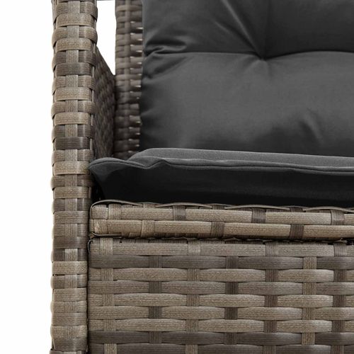 Градински Софа Комплект с възглавница 2 pcs полиратан