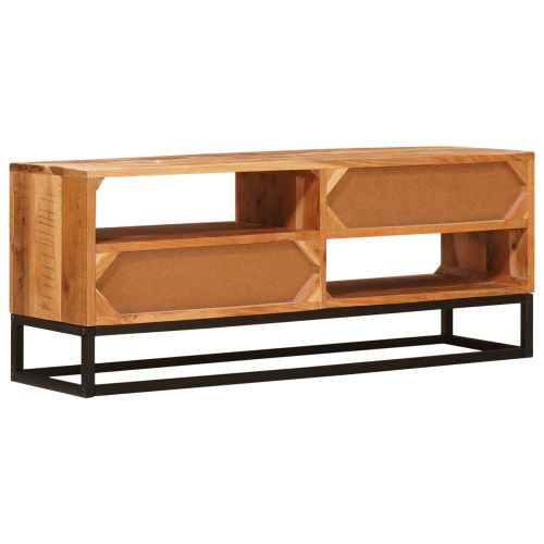 ТВ шкаф Естествен 110 x 30 x 44 см Солидно акациево дърво