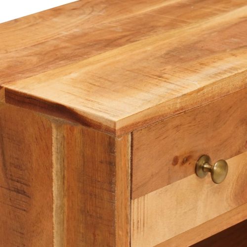 ТВ шкаф Естествен 110 x 30 x 44 см Солидно акациево дърво