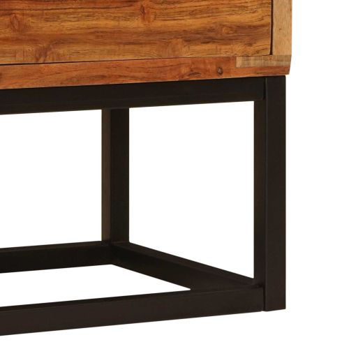 Шкаф с чекмеджета с чекмедже с врата Естествен 55 x 30 x 90 см