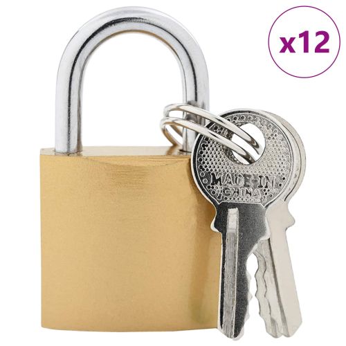 U Lock с ключове 12 pcs Месинг Желязо