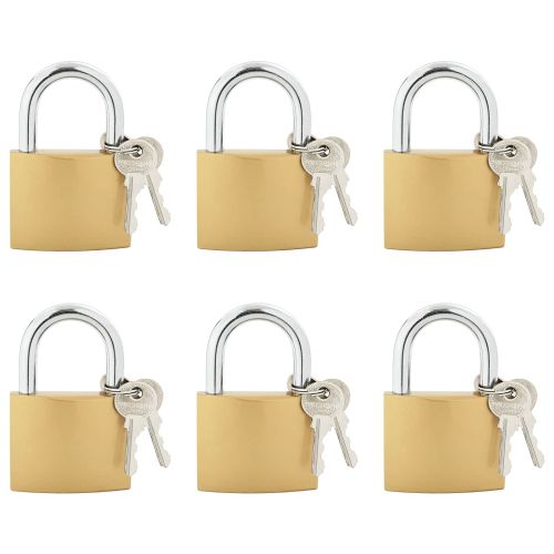 U Lock с ключове 6 pcs Месинг Желязо