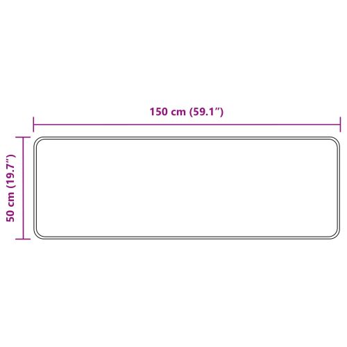 Каса за килим MARSA Леснозелен 50 x 150 cm Полиестер и PVC