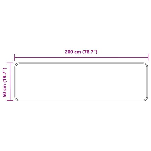 Каса за килим MARSA Леснозелен 50 x 200 см Полиестер и PVC