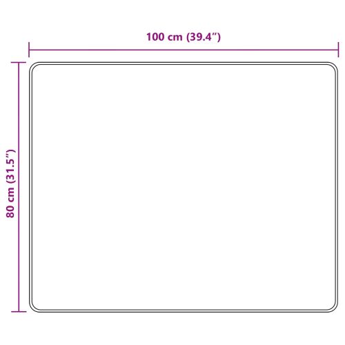 Каса за килим MARSA Сив 80 x 100 cm Полиестер и PVC