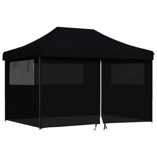 Парти шатър Черен 279 x 410 x 315 см Оксфордска тъкан