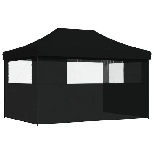 Парти шатър 292 x 440 x 315 см Черно Оксфордска тъкан
