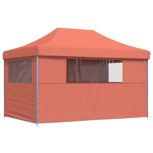 Парти шатър 292 x 440 x 315 см Теракота Оксфордска тъкан