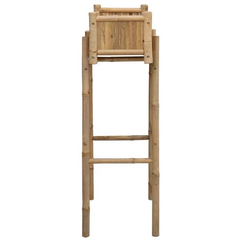 Градински сандък с държач Естествен 50 x 38 x 114 см Бамбук
