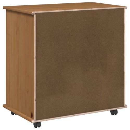 Плъзгащ кабинет 63,5 x 39 x 65,5 см Солиден бор Меден кафяв