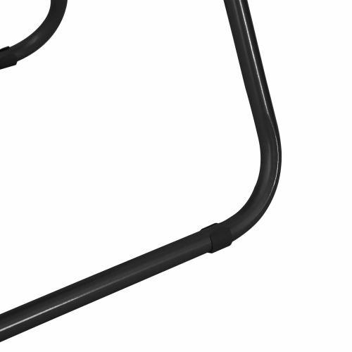 Сгъваем стол 8 pcs Черен 48 x 43,5 x 81 см Изкуствена