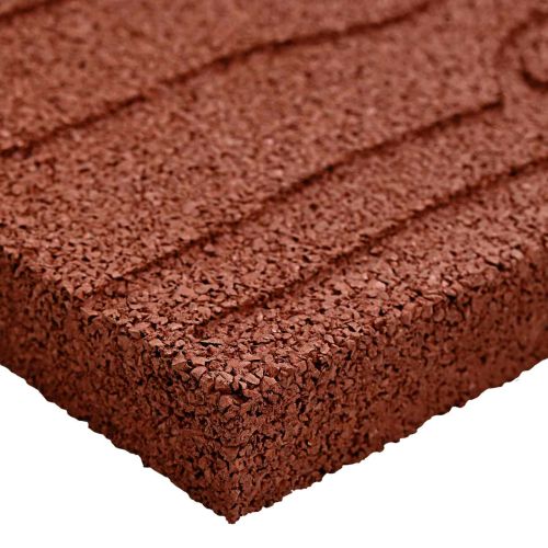 Стъпаловиден камък 6 pcs Червено 60,5 x 25 x 2 см Каучук