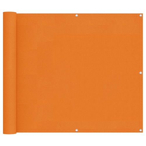 Балконен екран Оранжево 100 x 500 cm Оксфордска тъкан