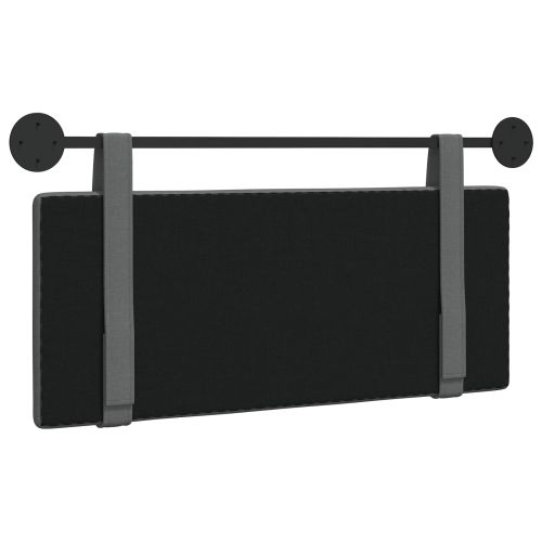 Висяща табла Едноцветен Тъмен сив 110 x 55 x 5 см текстил