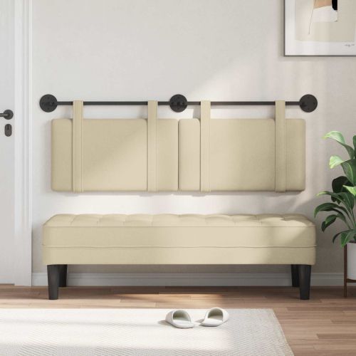 Табла за легло висяща Крем Текстил