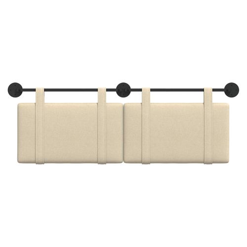 Табла за легло висяща Крем Текстил