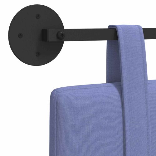 Висяща табла Едноцветен Дънково син 150 x 55 x 5 см текстил