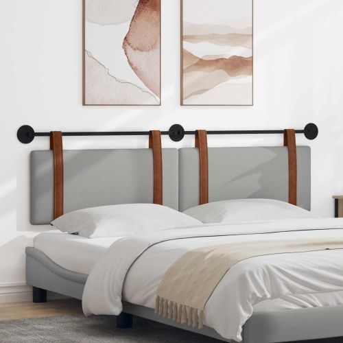 Висяща табла Едноцветен Облачно сиво 170 x 55 x 5 см Антично PU