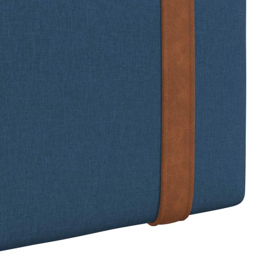 Висяща табла Едноцветен Синьо 170 x 55 x 5 см Антично PU