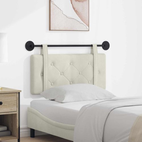 Висяща табла Монтиране на стена Крем 90 x 55 x 5 см Кадифе