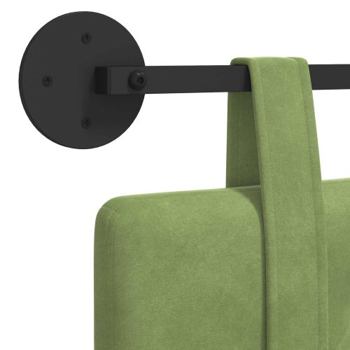 Висяща табла Светло зелено 100 x 55 x 5 см Кадифе