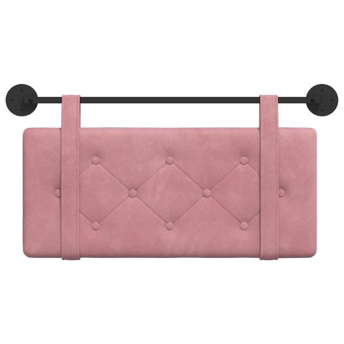 Висяща табла Монтиране на стена Розово 100 x 55 x 5 см Кадифе