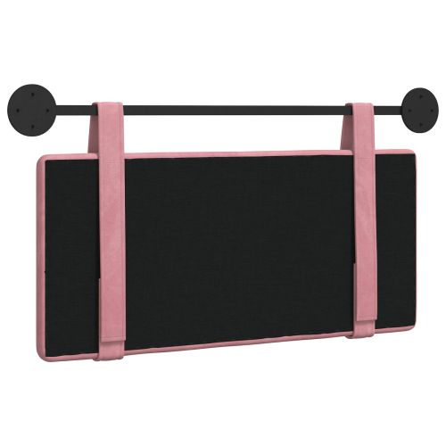 Висяща табла Монтиране на стена Розово 100 x 55 x 5 см Кадифе