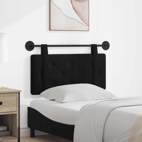 Висяща табла Монтиране на стена Черен 100 x 55 x 5 см Кадифе