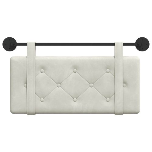 Висяща табла Монтиране на стена Крем 100 x 55 x 5 см Кадифе