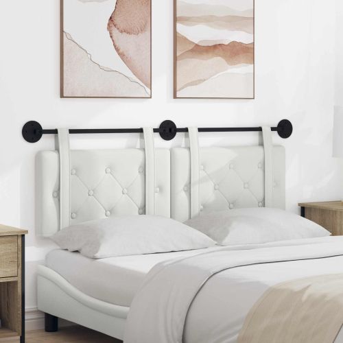 Висяща табла Монтиране на стена Бял 130 x 55 x 5 см Изкуствена