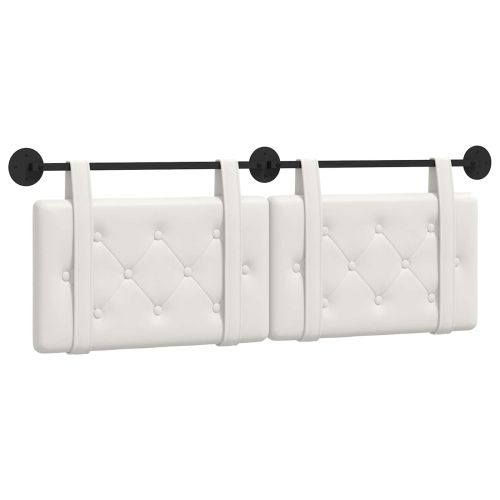 Висяща табла Монтиране на стена Бял 130 x 55 x 5 см Изкуствена