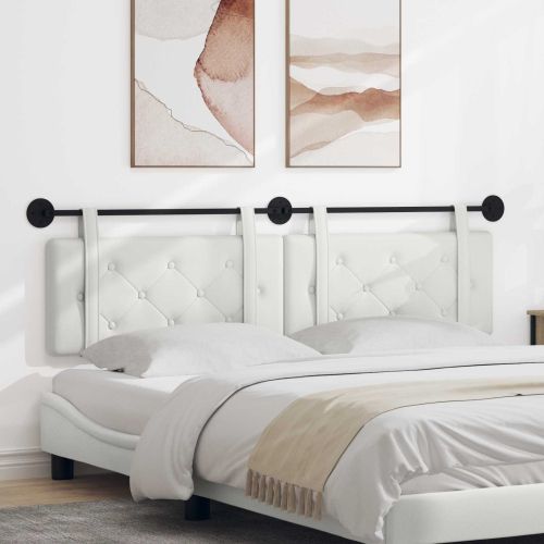 Висяща табла Монтиране на стена Бял 190 x 55 x 5 см Изкуствена