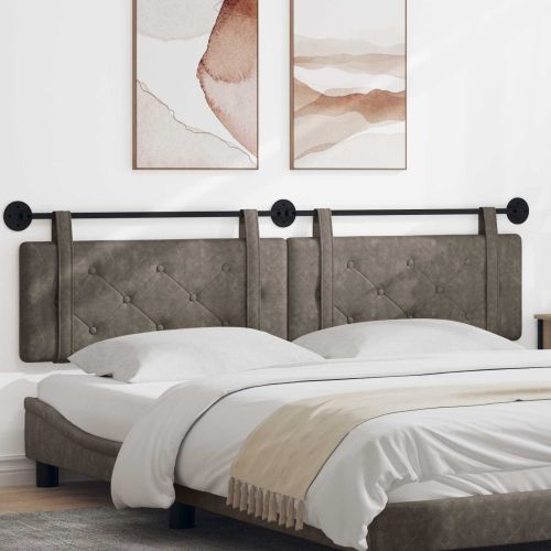 Висяща табла Монтиране на стена Сив 210 x 55 x 5 см Антично PU