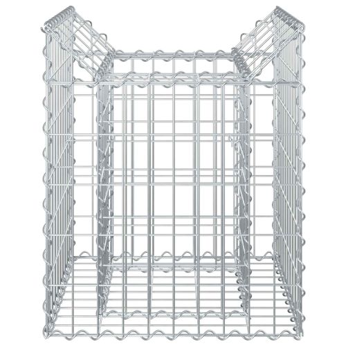 Габиона повдигнато легло Сребристо