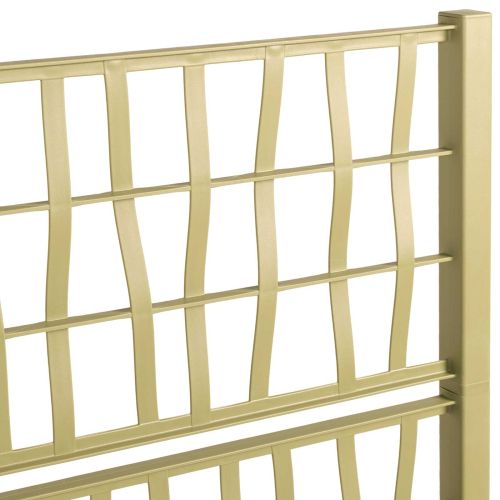 Градинска саксия с решетка Зелено 80 x 36 x 140 см ПП