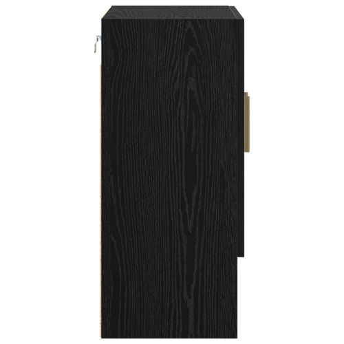 Стенен шкаф Черния дъб 60 x 31 x 70 см Инженерно дърво